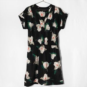 Banana Republic | Floral Cap Sleeve Pocket Dress